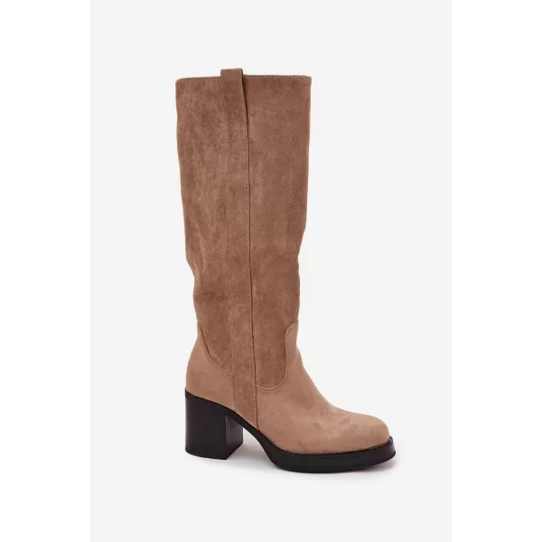  Dámske čižmy BOTO SANELLE 40149 KHAKI 