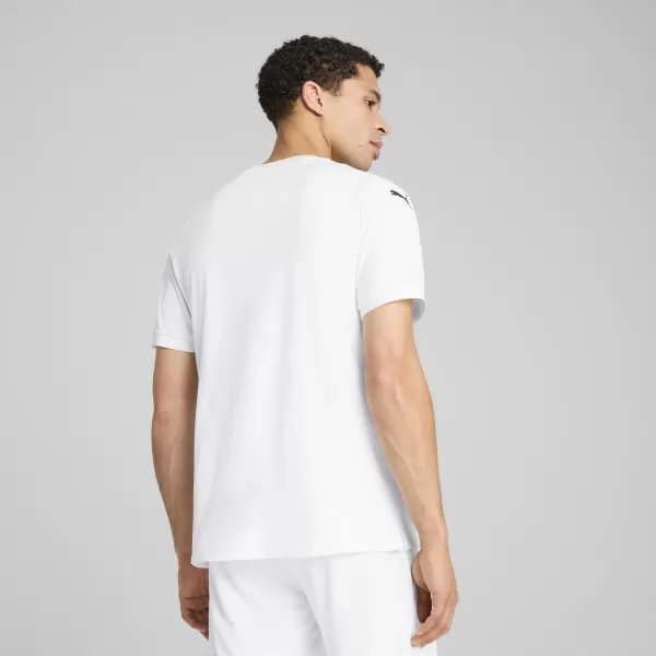  Pánske funkčné tričko PUMA TEAMCUP JERSEY 706272-04 PUMA BIELA/PUMA ČIERNA 