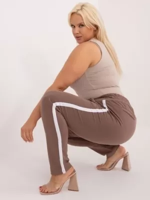 Dámske tepláky BASIC FEEL GOOD RV-DR-6643.95 BROWN
