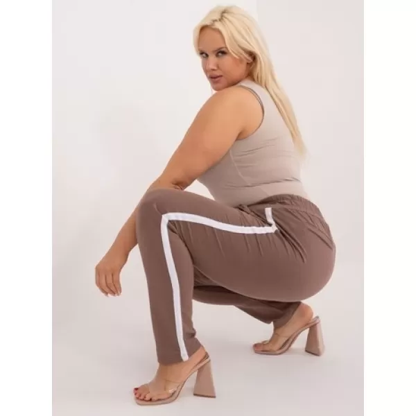  Dámske tepláky BASIC FEEL GOOD RV-DR-6643.95 BROWN 