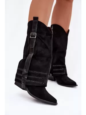 Dámske čižmy BOTO CAMILORA 40916 BLACK