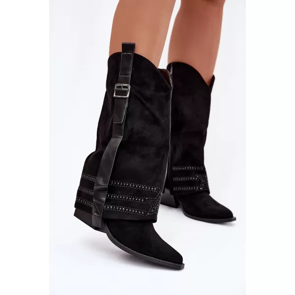  Dámske čižmy BOTO CAMILORA 40916 BLACK 