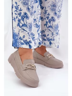 Dámske mokasíny VINCEZA 88007 BEIGE