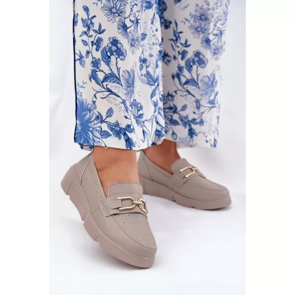  Dámske mokasíny VINCEZA 88007 BEIGE 
