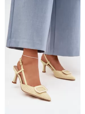 Dámske sandále BOTO ESLINA 41942 LIGHT YELLOW