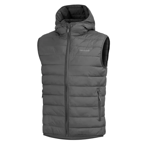  Vesta PENTAGON AURORA 2.0 PUFFER HOODED VEST K04011-2.0 ŠKVÁROVÁ ŠEDÁ 