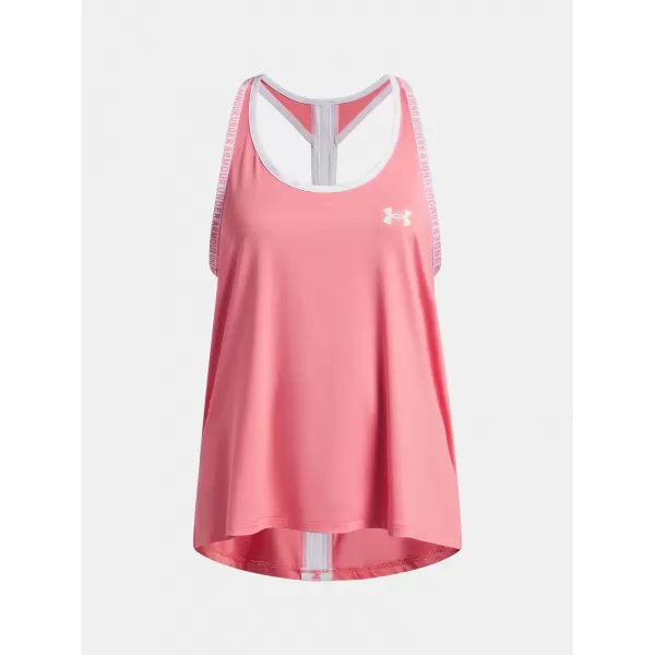  Dievčenské tielko UNDER ARMOUR TECH KNOCKOUT TANK 1363374-600 RUŽOVÁ 