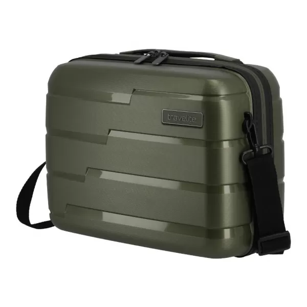  Kozmetický kufrík TRAVELITE AIR BASE BEAUTY CASE OLIVOVÝ 