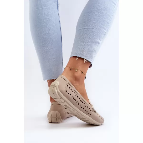  Dámske mokasíny BOTO RASIRNA 31619 BEIGE 