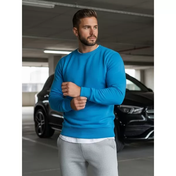  Pánska mikina DSTREET BX4386 MODRÁ 