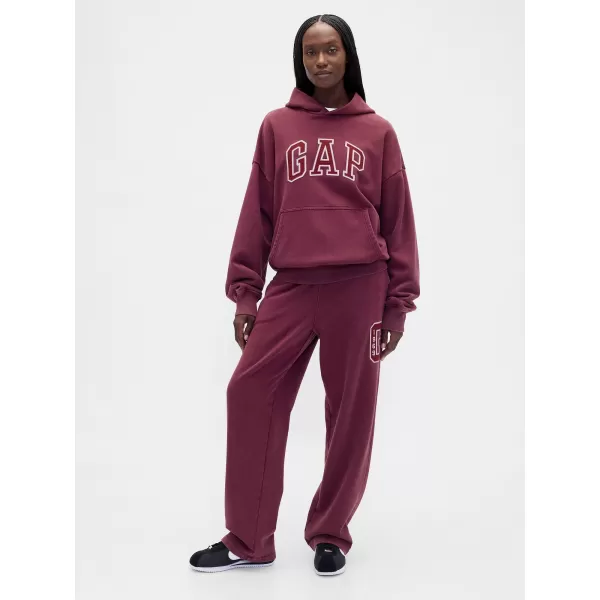  Pánske tepláky GAP LOGO SWEATPANTS 853431-01 TUSCAN RED 