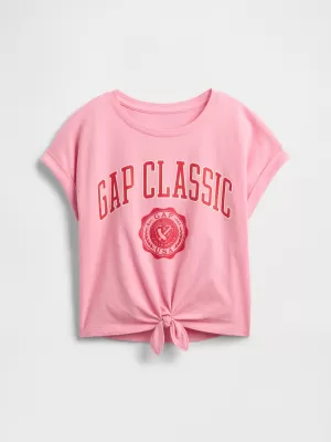Detské tričko GAP LOGO TEE 780448-00 MAY PINK