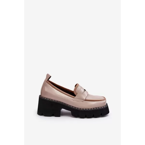  Dámske mokasíny D&A MR870-32 BEIGE 