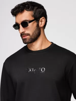 Pánska mikina OMBRE OM-SNBC-0199 BLACK