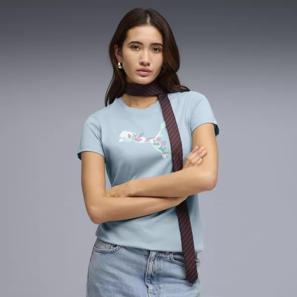  Dámske tričko PUMA GRAPHICS TEE 3 691912_47 SEAFOAM 