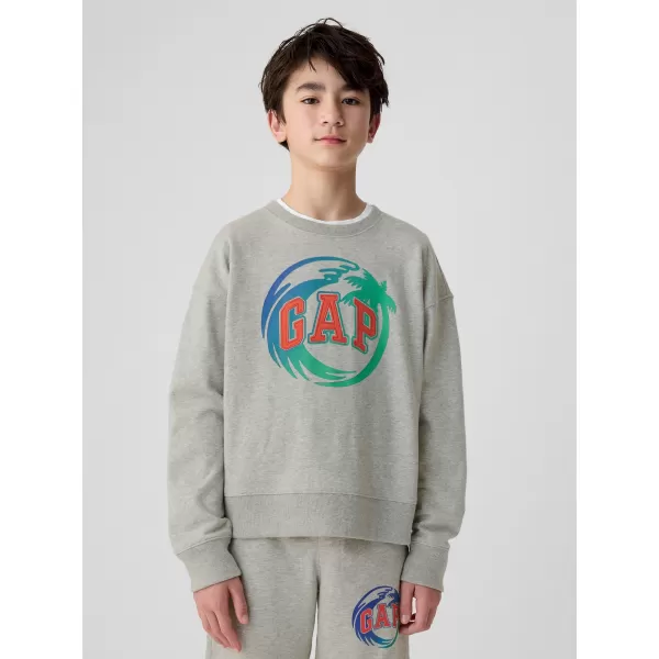  Detská mikina GAP LOGO SWEATSHIRT 406762-00 LIGHT HEATHER GREY 