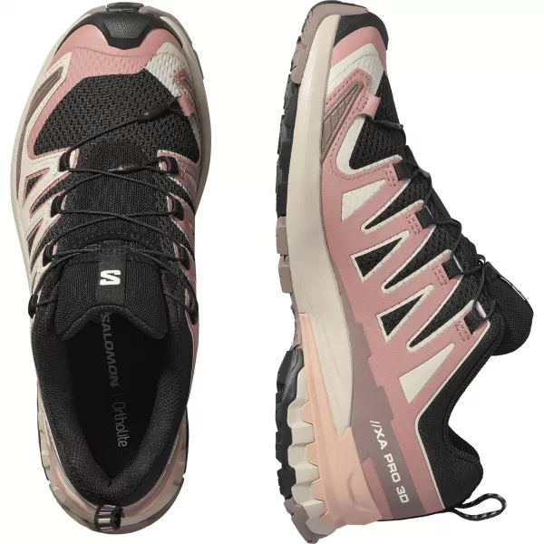  Dámske topánky SALOMON XA PRO 3D V9 W L47882800 BLACK/BURLWOOD/MAHOGANY ROSE 