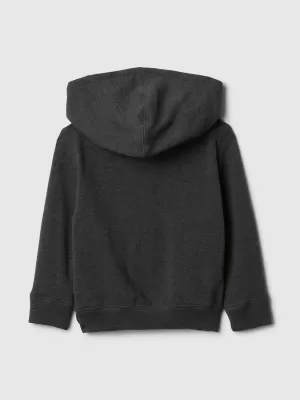 Detská mikina GAP LOGO HOODIE ZIP 723271-02 CHARCOAL HEATHER