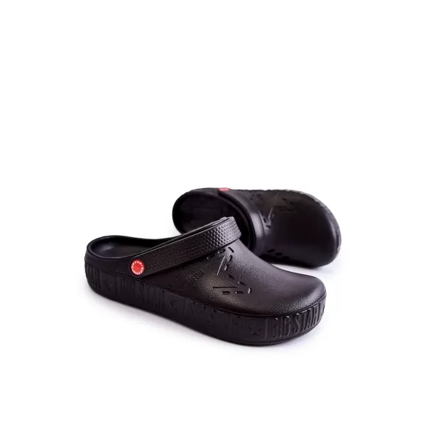  Pánske šľapky BIG STAR II175001 BLACK Big Star Shoes 