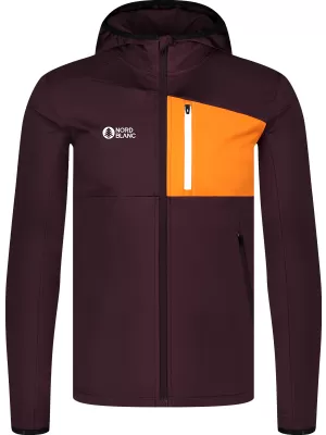 Pánska mikina powerfleece NORDBLANC BRACKEN NBWFM8286 HNEDÁ