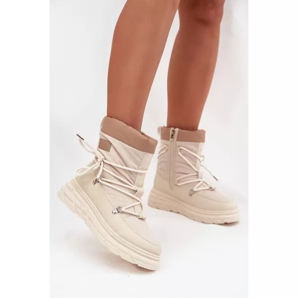  Dámske zimné topánky LEE COOPER LCJ-25-44-3931 BEIGE 