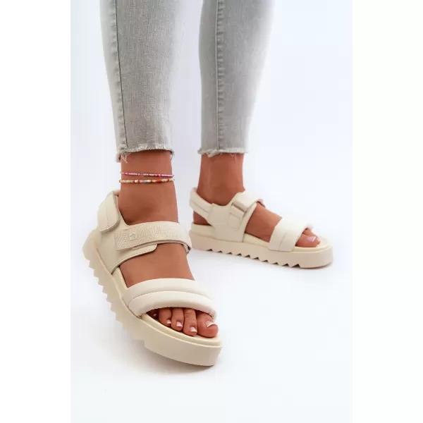  Dámske topánky BIG STAR NN274751 BEIGE Big Star Shoes 