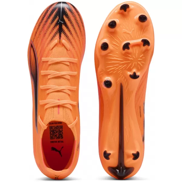  Čižmy PUMA ULTRA 6 MATCH FG/AG 108514-03 TEPLO OHEŇ/ČIERNA/ŽIARIACA ČERVENÁ 