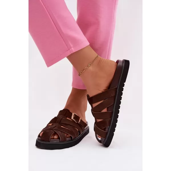  Dámske šľapky BOTO ROSELISSE 41561 BROWN 