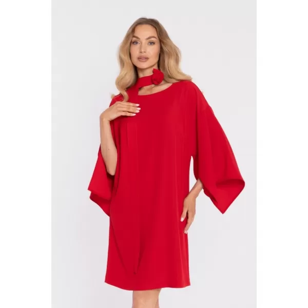  Dámske šaty MOE M908 RED 