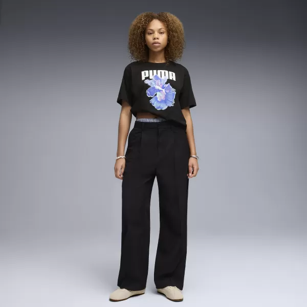  Dámske tričko PUMA GRAPHICS RELAXED TEE BETTER 691908_01 PUMA BLACK 