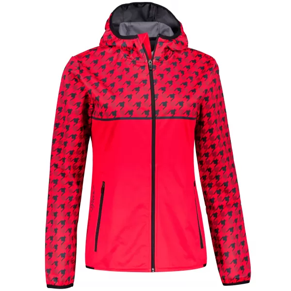  Dámska softshellová bunda premium ALTISPORT VOJ/ALW048JACK01 ČERVENÁ 