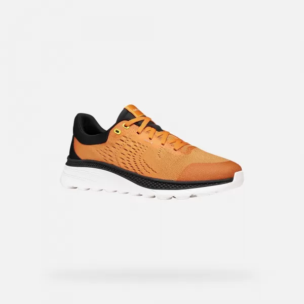  Pánske tenisky GEOX SPHERICA ACTIF X1 G014569 ORANŽOVÁ 