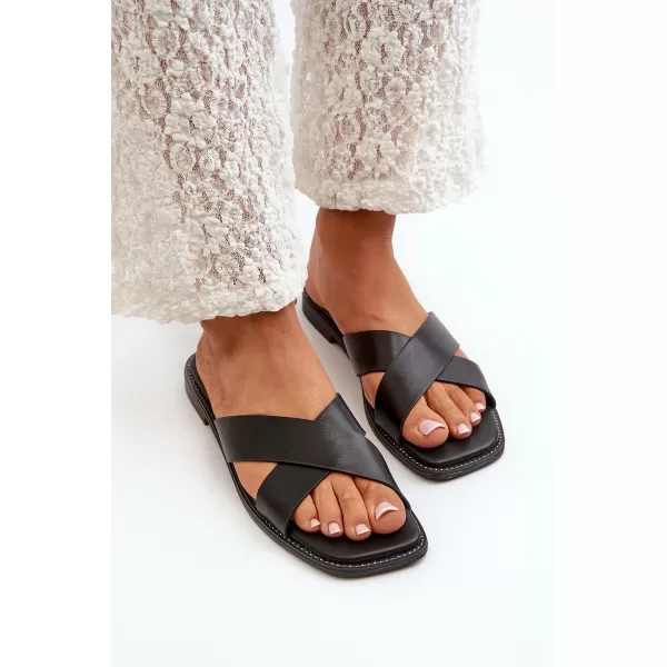  Dámske sandále S.BARSKI KV27-002 BLACK 