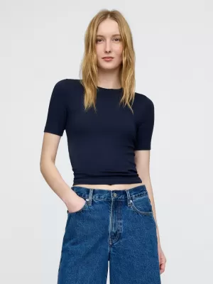 Dámske tričko GAP MODAL CREW TEE 679172-02 NAVY UNIFORM