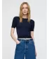 Dámske tričko GAP MODAL CREW TEE 679172-02 NAVY UNIFORM
