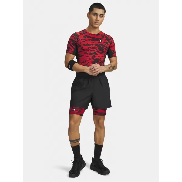  Pánske kraťasy UNDER ARMOUR HG PRINTED LNG SHORT 6009658-002 ČIERNA 