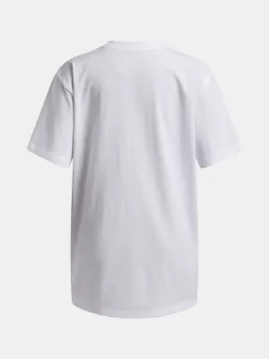 Dievčenské tričko UNDER ARMOUR UA G BLOCK LOGO OS SS 6009720-100 BIELA