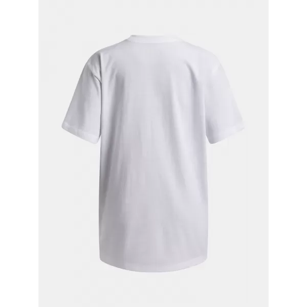  Dievčenské tričko UNDER ARMOUR UA G BLOCK LOGO OS SS 6009720-100 BIELA 