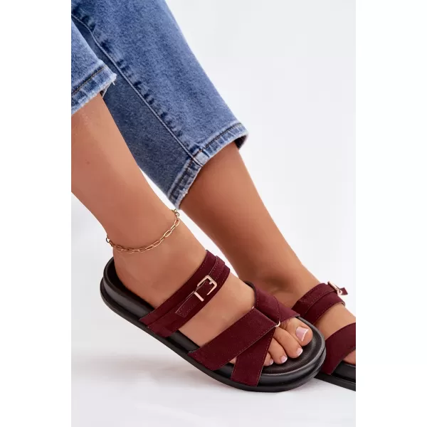  Dámske šľapky BOTO SELORINA 41592 BURGUNDY 