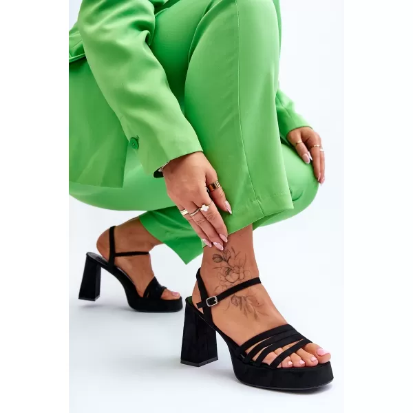  Dámske sandále BOTO VERDA 24605 BLACK 