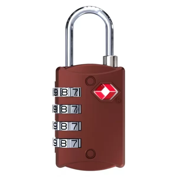  Zámok CABINZERO TSA Travel Lock SANGRIA RED 