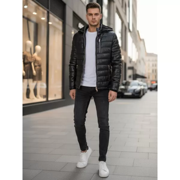  Pánska bunda DSTREET TX5116 ČIERNA 