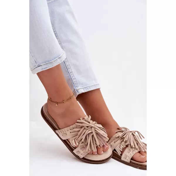  Dámske šľapky BOTO GLORINNA 41498 BEIGE 