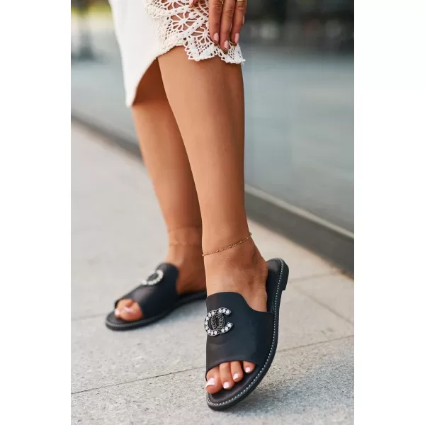  Dámske žabky S.BARSKI KV27-050 BLACK 