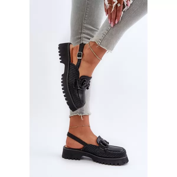  Dámske sandále D&A MR38-656 BLACK 