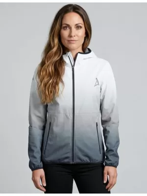 Dámska softshellová bunda premium ALTISPORT VOJ/ALW126JACK01 ČIERNOBIELA