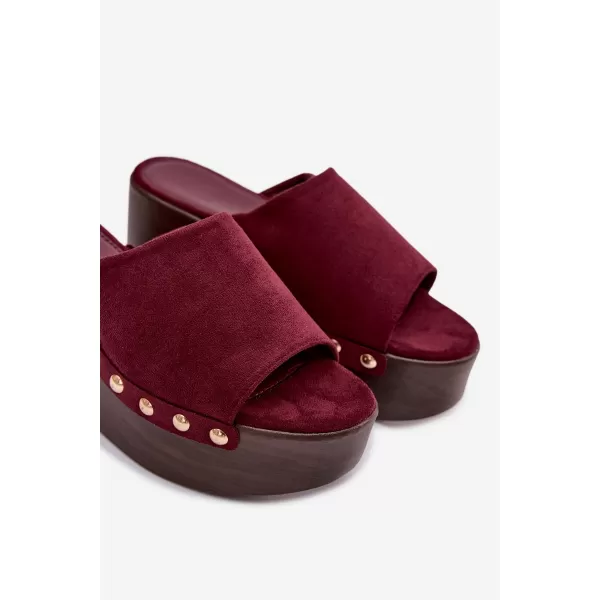 Dámske šľapky BOTO HELIVINA 41629 BURGUNDY 