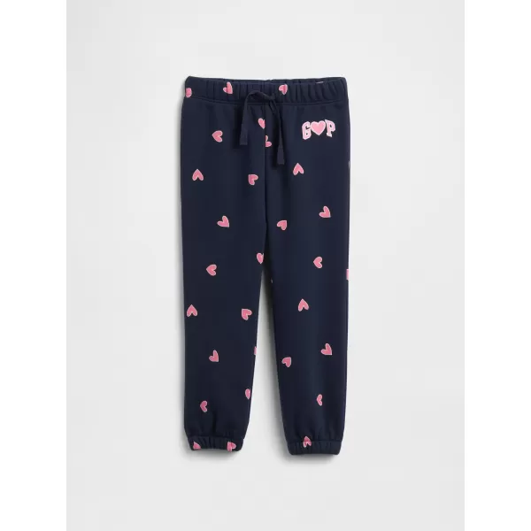  Detské tepláky GAP LOGO SWEATPANTS 839613-00 NAVY HEARTS 