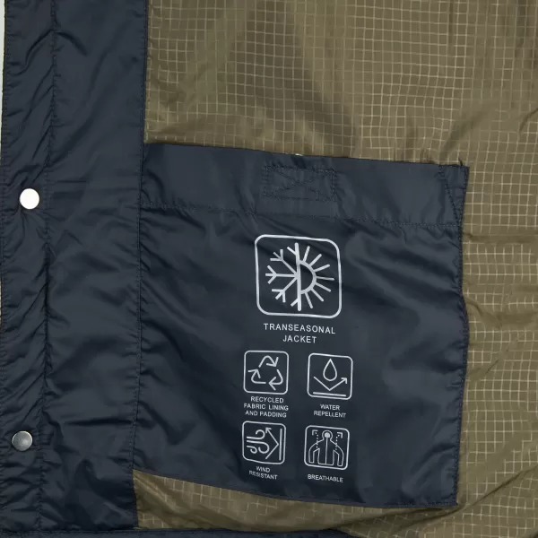  Pánska bunda GEOX BARBERIGO G014357 TMAVO MODRÁ 