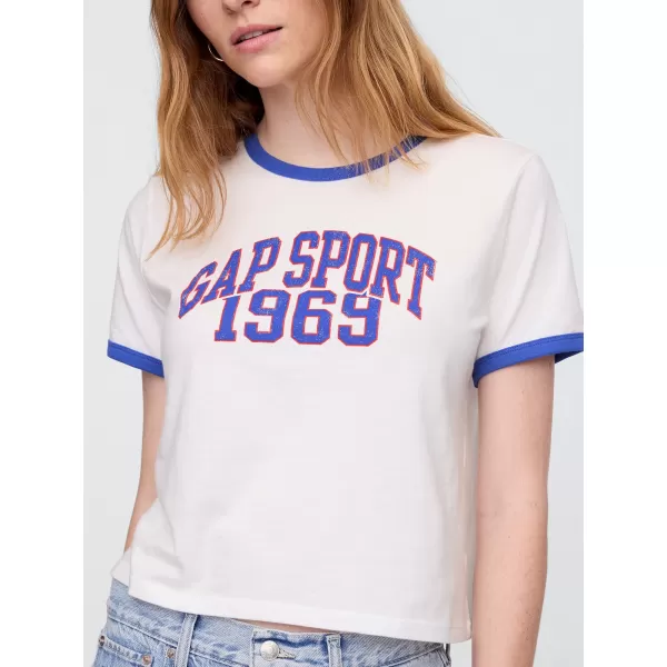  Dámske tričko GAP LOGO TEE 781556-01 NEW OFF WHITE 